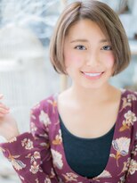 モッズヘア 上尾西口店(mod's hair) 抜け感ココアブラウン前下がりボブレイヤーh4上尾20代30代40代