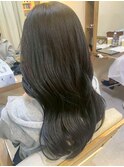ロングレイヤー/艶髪/黒髪