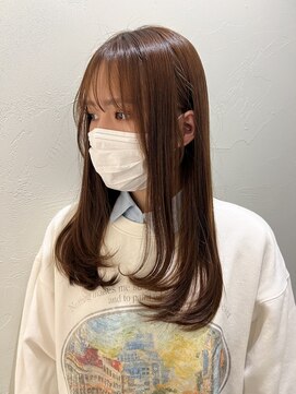 【梅本】縮毛矯正/レイヤーカット