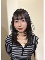 レア 渋谷(Le'a)&nbsp;ダークグレージュ × レイヤーカット