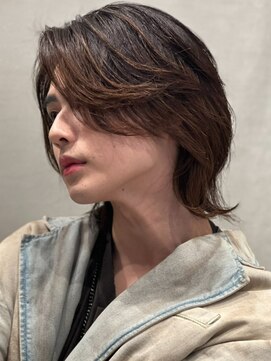 ロンドオム 池袋(Lond Homme) men's/メンズ/フェザーパーマ/黒染め/韓国