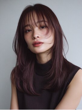 レリーアンテ 大阪梅田(Rely ante) ホワイトグレージュ/デジタルパーマ/チェリーブラウン/西梅田