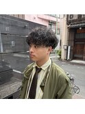 波巻きスパイラルミックスパーマ
