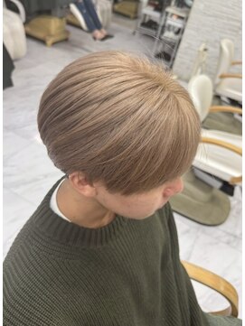 ジーナ 大宮(Zina) メンズ/ブリーチカラー/ミルクティーベージュ 目黒