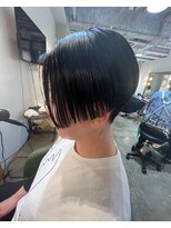 ビハインドザカーテン(BEHIND THE CURTAIN)&nbsp;前下がりショート×ハンサムショートレイヤーショート