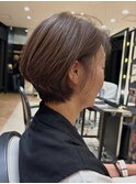 大人美シルエットショートボブ