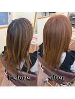 モンド ヘアクリエーション 和田店(monde hair creation)&nbsp;【monde】before × after × 髪質改善