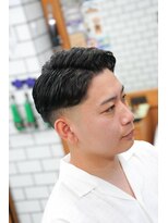 バーバーショップ ノア 2nd(BARBERSHOP NOR) 七三サイドパートスキンフェード/ツーブロ/ニュアンスパーマ