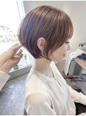 30代40代50代 大人ショートボブ 小顔 マッシュショート 
