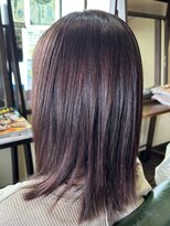 烏来&nbsp;ヘアマニキュア&セミロングスタイル