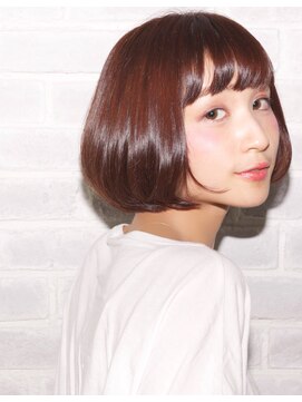 ゼン(ZEEN) [ショコラルージュ＆ツヤ髪ボブ]ZEEN 山内　潤@20代30代40代50代