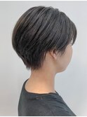 short(マッシュショート、黒髪、お洒落)