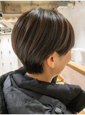 襟足すっきりショートボブ　担当　森