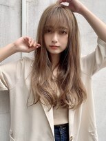 マリアバイアフロート(Maria by AFLOAT)&nbsp;【重山】耳掛けウエーブパーマフォギーベージュスリークボブ