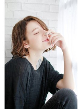 プティルカ ディーシー本店(PutiLuca D.C.) 無造作ウエットボブスタイル