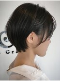 耳掛けニュアンスボブ