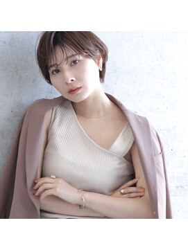 アニータバイガネイシャ(Aujua anita by ganesha) #モテショート#ベリーブラウン#髪質改善#長浜#ブリーチ