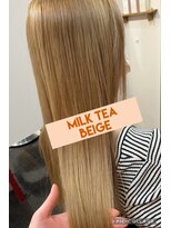 ヘア スペース シュシュ(HAIRSPACE chou chou) milk tea BEIGE