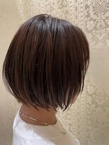 アース 上本町店(HAIR&MAKE EARTH)&nbsp;20代30代40代前下がりストレート大人ボブリップライン