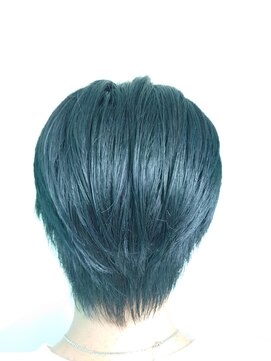 ヘアジーナ(Hair Jina) ブルーブラックハンサムショート