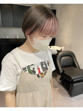 クペウ(cope'u) フェイスフレーミング ピンク