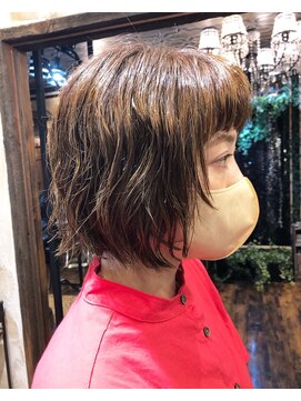 ヘアー クリエイト カルバリ(HAIR CREATE Calbari) ニュアンスボブパーマ