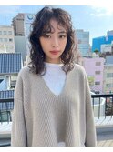 OM's × スパイラルパーマカジュアルモード