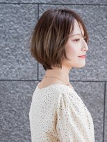 レスピア 銀座中央通り店(Respia)&nbsp;シルキーベージュまるみショートボブ【銀座】30代40代50代