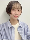 【長谷川】前髪インナーマッシュショート