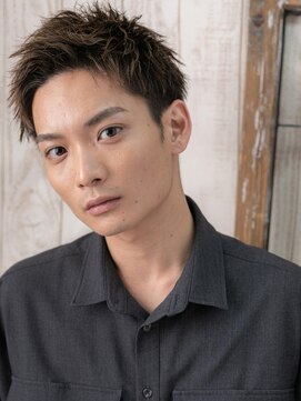 モッズヘア メン 南越谷南口店(mod's hair men) グレーベージュ小顔ハンサム耳だしベリーショートN南越谷