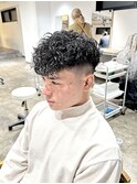 スペインカールパーマスペインカールメンズヘアスパイラルパーマ