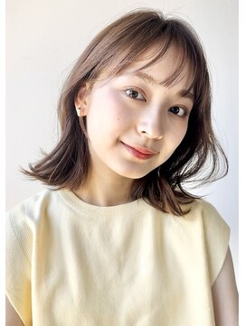 ガーデン オオタカノモリ(garden otakanomori) 美髪×セミディ×シアーカラー×ワンカール×ベージュカラーb