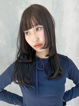 アイティーバイアルバム 松戸店(IT by ALBUM) くびレイヤーレイヤーロンググレージュカラー美髪_ba485611