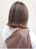 【Flor_戸塚】*ハイライトボブ＋オリーベージュ**