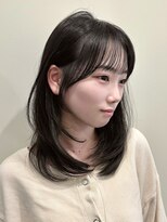 ユニコ(unico)&nbsp;韓国風/レイヤー/小顔/前髪カット/髪質改善/グレージュ/透明感