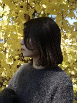 アン(awn)の写真/【ダメージレス】ダメージ軽減の美容液カラーで、何年経っても健やかな髪を育てます。