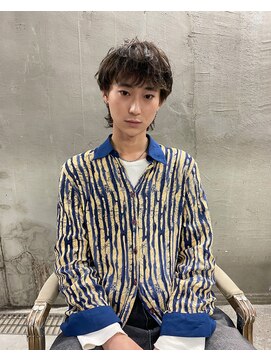 ロイジー(roijir) メンズマッシュ×ベージュカラー