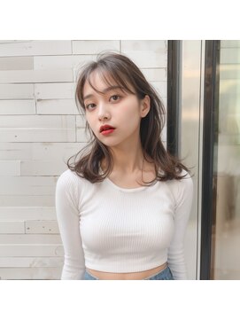 ルア モアナ バイ ヘッドライト 小田原2号店(Lua Moana by HEADLIGHT) 【Moana Lua】#ミディアムレイヤー#まろベージュ#小顔ヘア