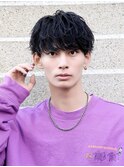 爽やかマッシュウルフソフトツイストパーマ