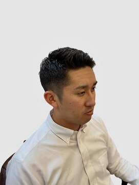 銀座マツナガ 浅草店 七三アイパーアップバングビジカジスタイル
