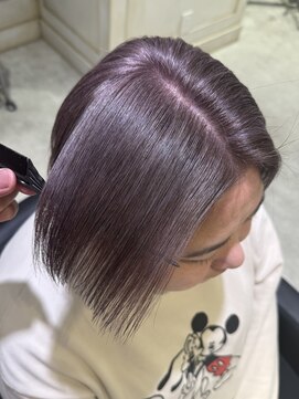 アソビ 表参道(ASOBI) 白髪ぼかし/脱白髪染め/ブリーチなしダブルカラー