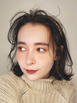 ベンジー 中目黒店(benji) ニュアンスカーリーボブ