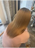 ブリーチ毛にも可能！【髪質改善ストレート】