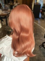 アマトウキョウ アユンチェ(AMA TOKYO×AYUNCHE)&nbsp;サーモンピンク　オレンジカラー　コットンオレンジ