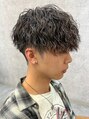 エルマーク 茨木(L-MARK) #メンズショートツイストスパイラルパーマ[パーマ落とし/大阪]