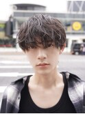メンズパーマツイストスパイラルシャドウパーマ