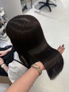 ハピネス 梅田茶屋町店(HAPPINESS) レイヤーカット/髪質改善/ブラウン/韓国ヘア/艶髪/顔まわり