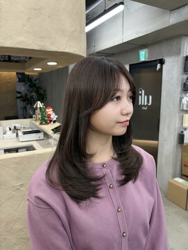 【NAGOMI指名】ナチュラルブラウン×レイヤーカット