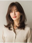 ナチュラルレイヤーカット/髪質改善カラーエステ/顔まわり/5