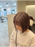 ナチュラルボブ×パープルブラウン